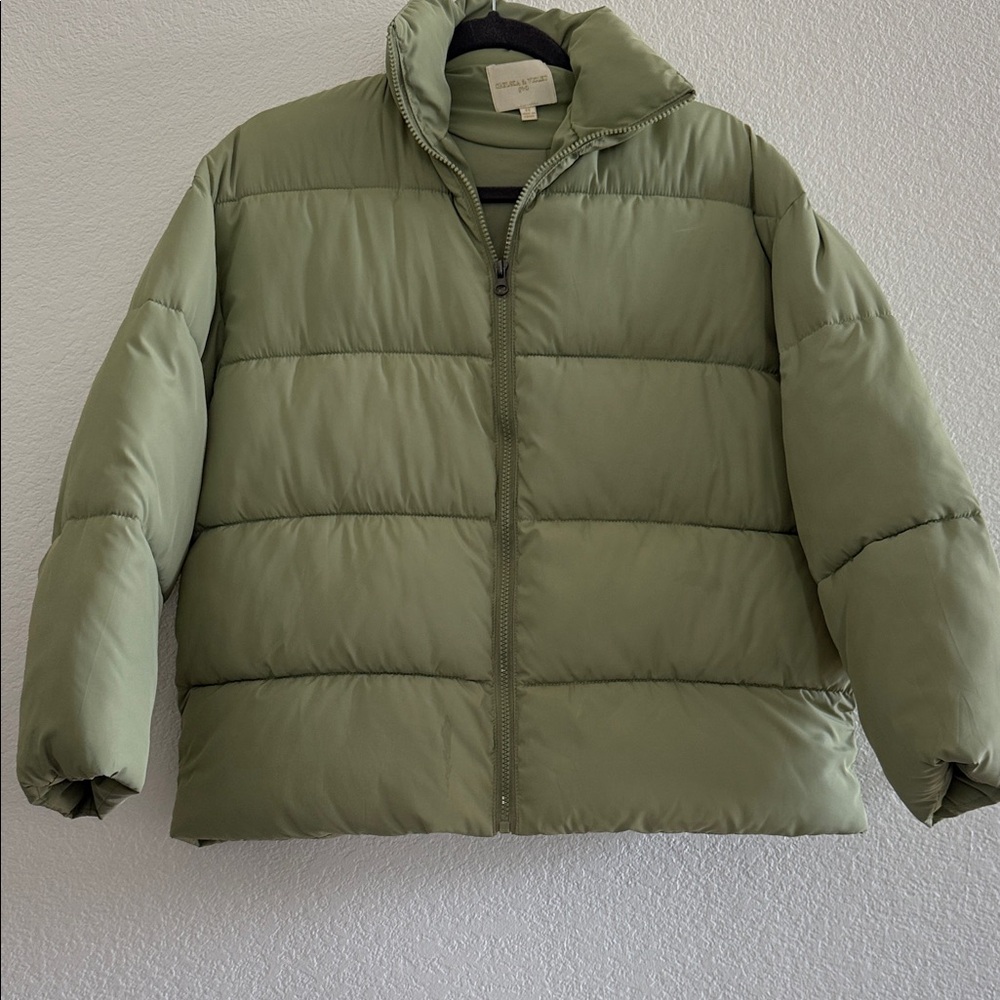 Chelsea & Violet Sage Puffer Jacket